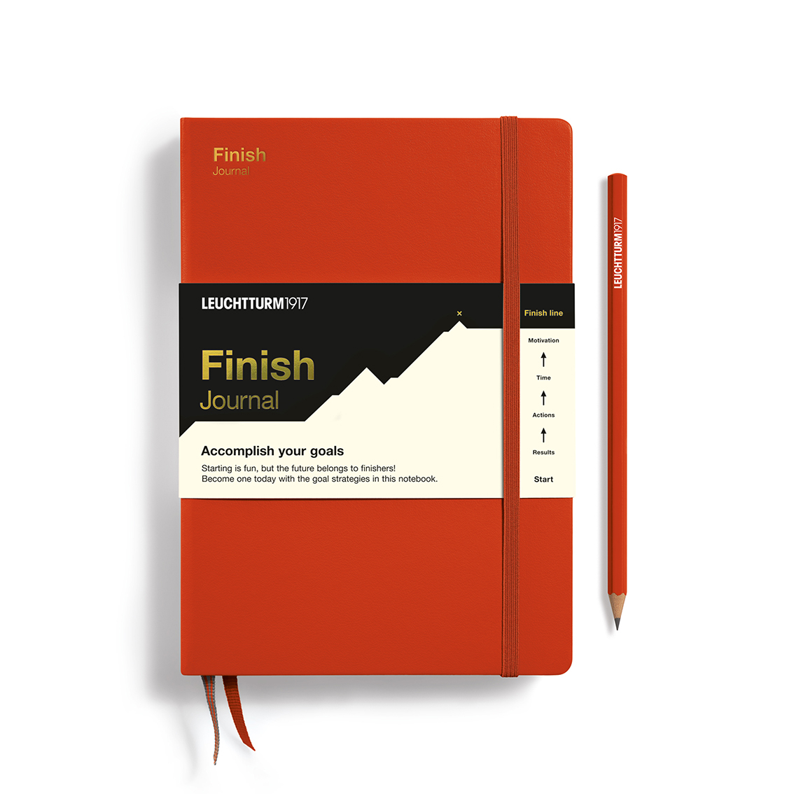 Finish Journal Medium (A5), Fox Red, English