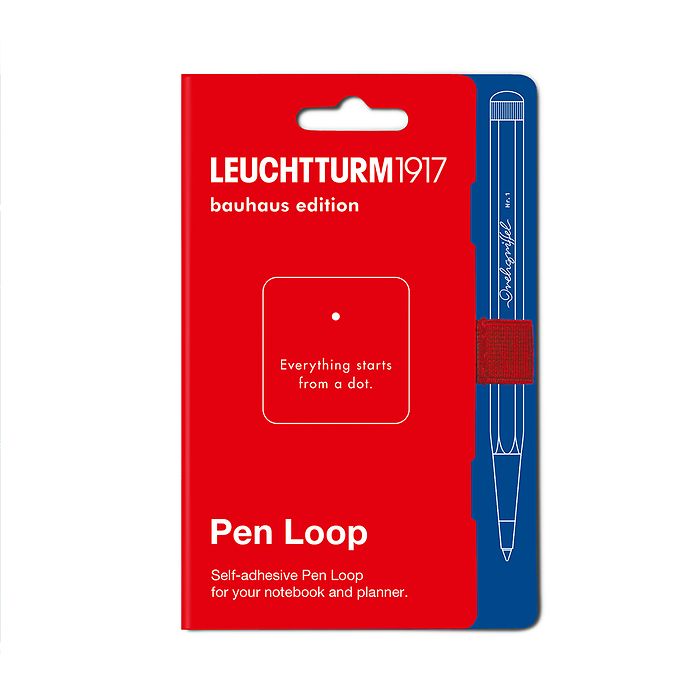 Pen Loop (Stiftschlaufe), Rot, Bauhaus Edition