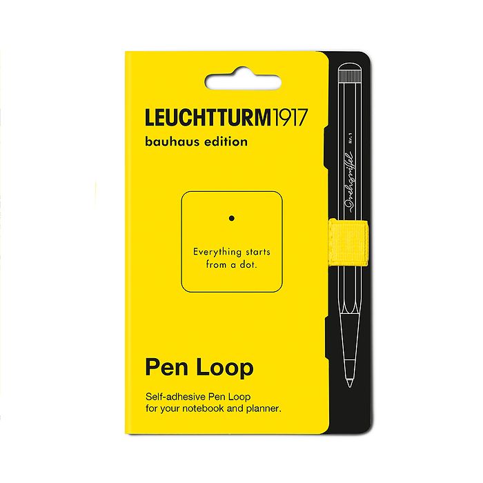 Pen Loop (Stiftschlaufe), Zitrone, Bauhaus Edition