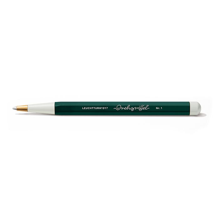 Drehgriffel Nr. 1, Forest Green - Kugelschreiber mit blauerMine